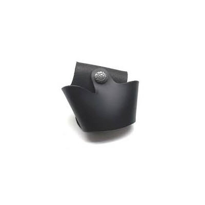 TASCA PORTA MANETTE IN CUOIO APERTA VEGA HOLSTER NERO