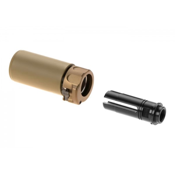SILENZIATORE REPLICA WARDEN CON SPEGNIFIAMMA QD 5KU TAN