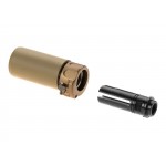 SILENZIATORE REPLICA WARDEN CON SPEGNIFIAMMA QD 5KU TAN SILENZIATORE REPLICA WARDEN CON SPEGNIFIAMMA QD 5KU TAN