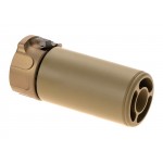 SILENZIATORE REPLICA WARDEN CON SPEGNIFIAMMA QD 5KU TAN SILENZIATORE REPLICA WARDEN CON SPEGNIFIAMMA QD 5KU TAN