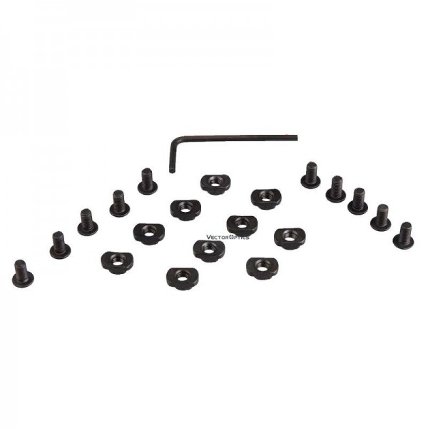 SET VITI IN ACCIAIO PER SLITTE MLOK VECTOR OPTICS