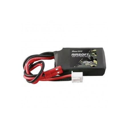 BATTERIA LIPO 7.4V 250 mAH 35C JST PER HPA GENSACE