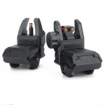 TACCHE DI MIRA ARMOR FIBRA ROSSA ABBATTIBILI MGPCQB NERO