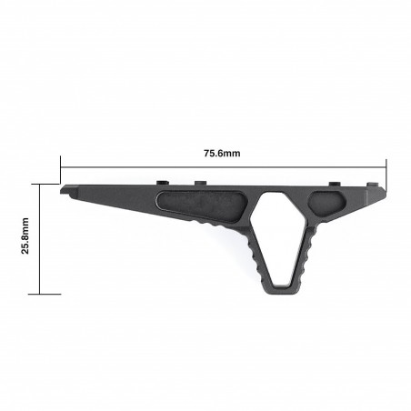 HAND STOP PER KEYMOD E MLOK IN ALLUMINIO MP
