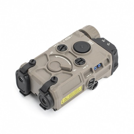PEQ OGL TORCIA E LASER ROSSO WADSN TAN