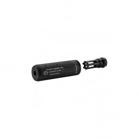 SILENZIATORE ACC SHORT 120mm con SPEGNIFIAMMA SHS