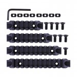 SET SLITTE PER MLOK IN POLIMERO 4pz. SET SLITTE PER MLOK IN POLIMERO 4pz.