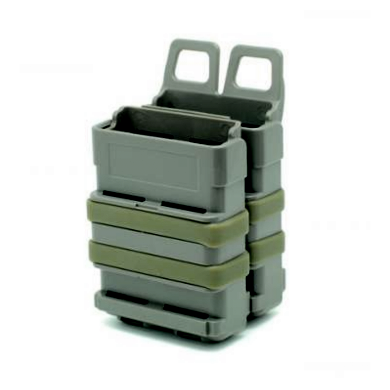 PORTA CARICATORE DOPPIO 5.56 RIGIDO FMA VERDE OD PORTA CARICATORE DOPPIO 5.56 RIGIDO FMA VERDE OD