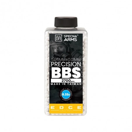 BOTTIGLIA PALLINI BIANCHI 0.32 gr  SPECNA ARMS EDGE ULTRA 2700 pz