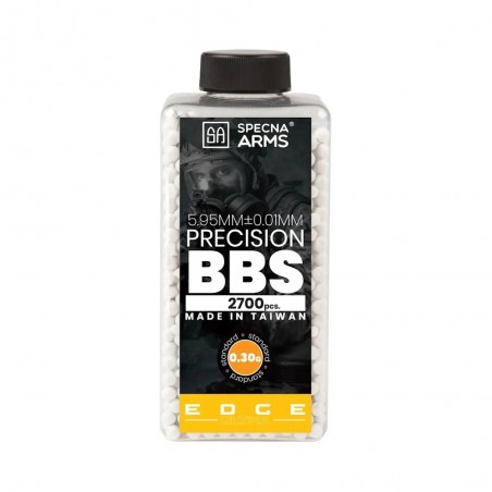 BOTTIGLIA PALLINI BIANCHI 0.30 gr  SPECNA ARMS EDGE ULTRA 2700 pz