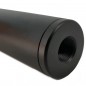 SILENZIATORE 100 x 32 SKULL DOPPIO FILETTO NERO