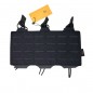 TASCA CARICATORI M4/M16 TRIPLA LASERCUT CONQUER NERO