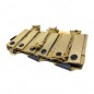 TASCA CARICATORI M4/M16 TRIPLA LASERCUT CONQUER NERO