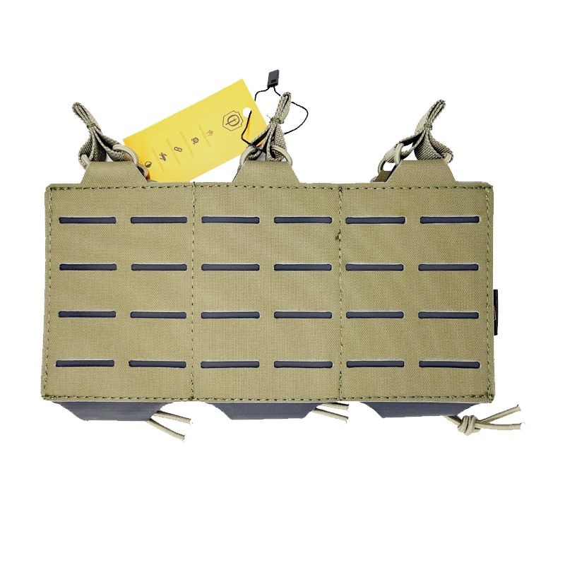 TASCA CARICATORI M4/M16 TRIPLA LASERCUT CONQUER RANGER GREEN