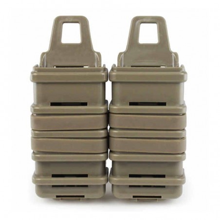 PORTA CARICATORE RIGIDO MP7 (2pz) WOSPORT TAN