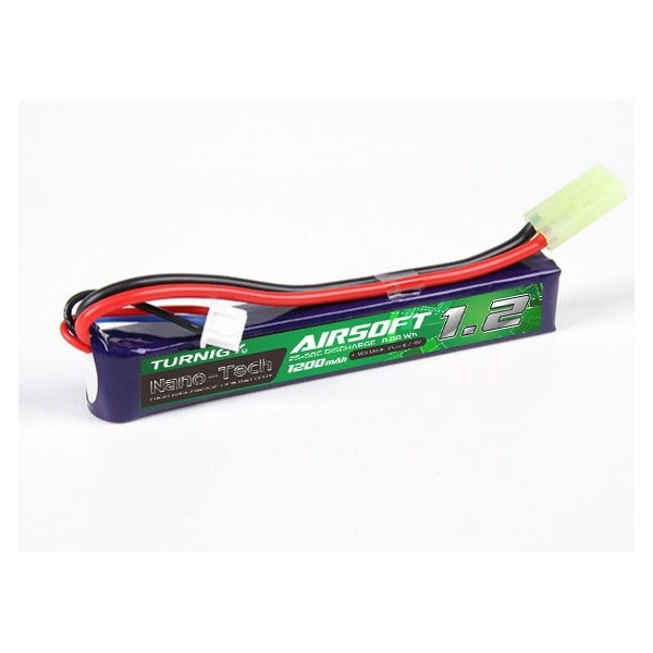 BATTERIA LIPO 7.4V 1200 mAH 25-50C NANO-TECH