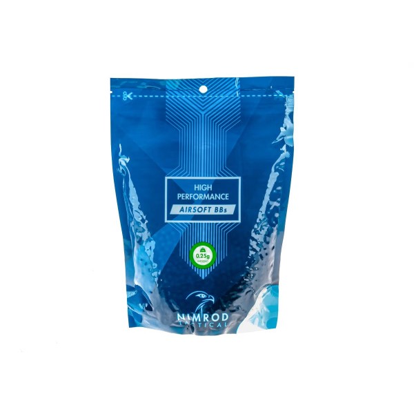 PALLINI 0.25 gr. HIGH PERFORMANCE BUSTA DA 1kg NIMROD BIANCHI