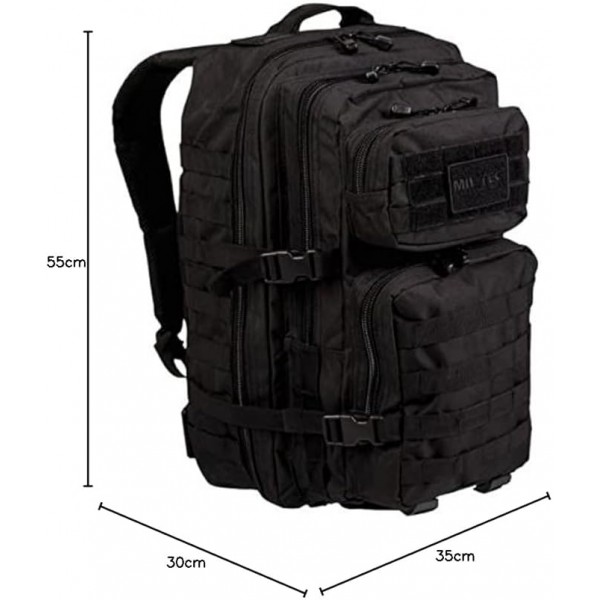 ZAINO MILITARE 45 lt MILTEC NERO