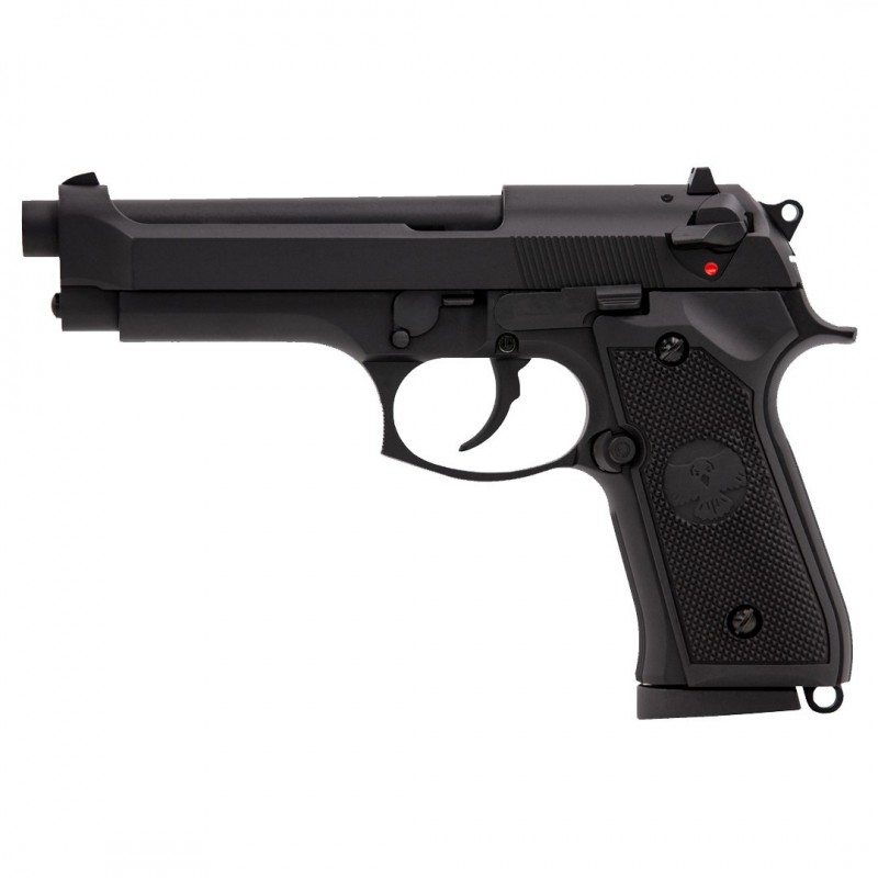 PISTOLA GAS R92 BLOWBACK RAVEN NERO
