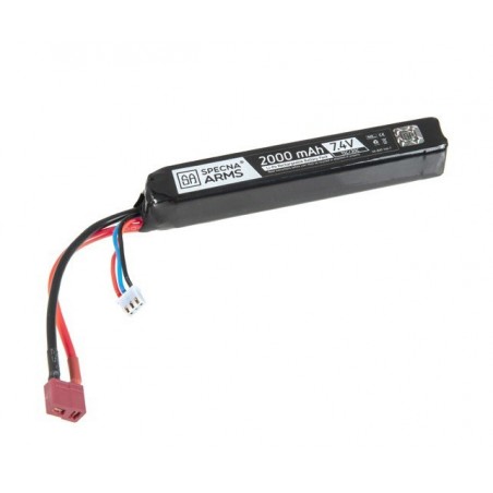 BATTERIA LIPO 7.4 V 2000 mAH 15/30C STOCK DEANS SPECNA ARMS