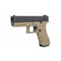 PISTOLA GAS G17 BLOWBACK E&C NERO/TAN