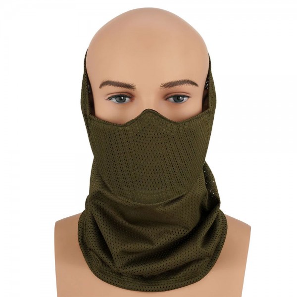 MASCHERA FACE WARRIOR DEFENDER CYGNUS ARMORY VERDE OD