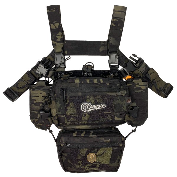 CONQUER TITAN CHEST RIG MC BK