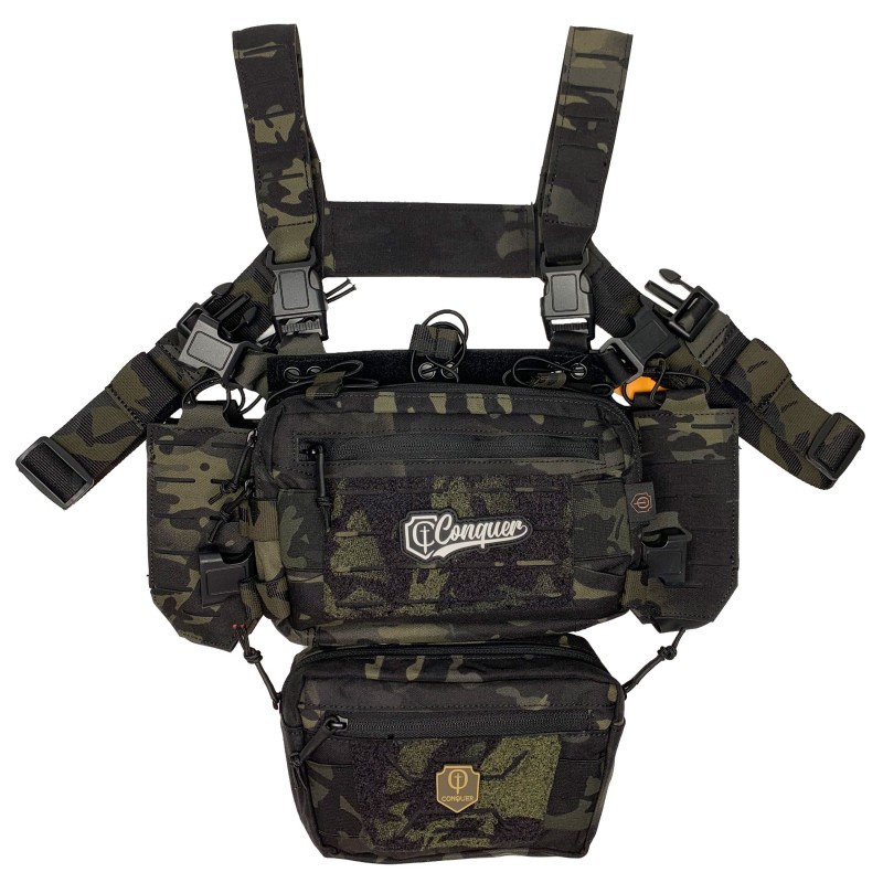 CONQUER TITAN CHEST RIG MC BK