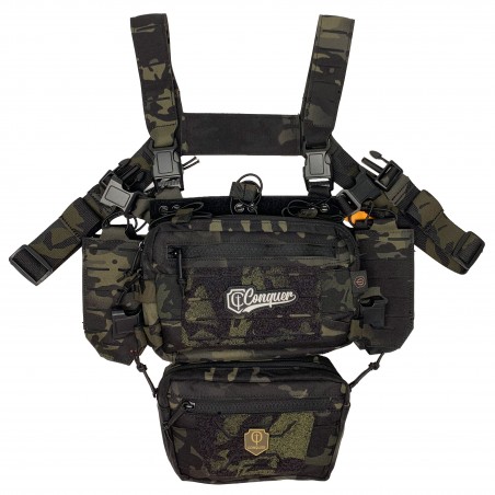 CONQUER TITAN CHEST RIG MC BK