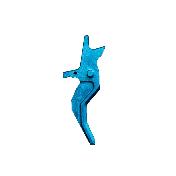 GRILLETTO M4 AR-15 CNC CURVO MANCRAFT BLUE