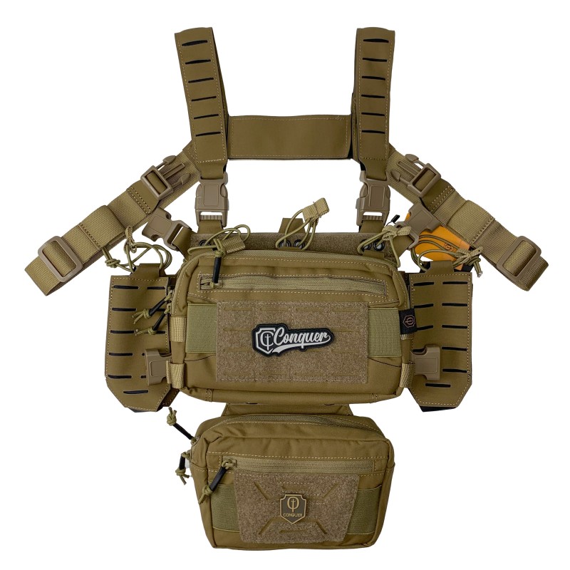 CONQUER TITAN CHEST RIG COYOTE