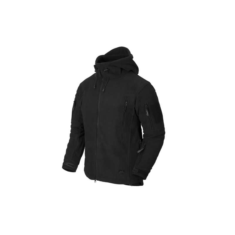 GIACCA TATTICA  PATRIOT JACKET DOUBLE FLEECE HELIKON-TEX NERO