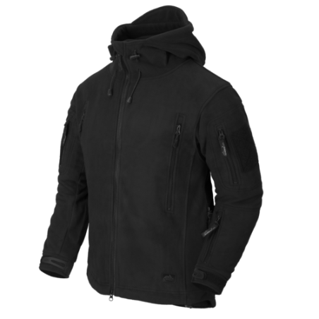 GIACCA TATTICA  PATRIOT JACKET DOUBLE FLEECE HELIKON-TEX NERO