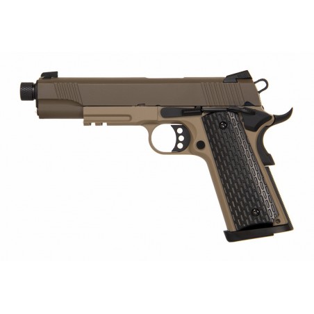 E911 SPECIAL OPERATION GAS BLOWBACK FULL METAL TAN EVOLUTION AIRSOFT