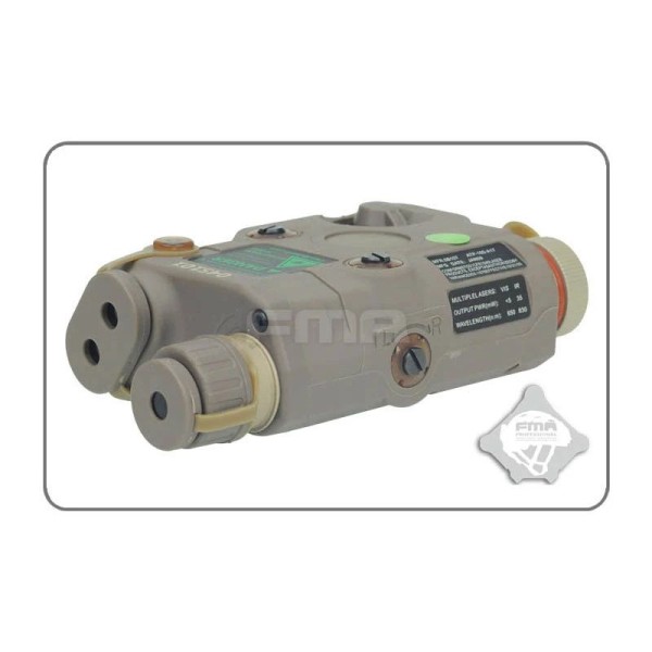 AN/PEQ 15 UPGRADE VERSION LED LASER VERDE FMA TAN