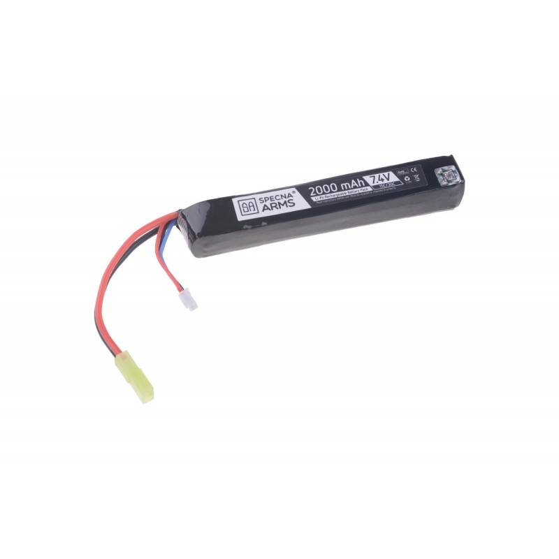 BATTERIA LIPO 7.4 V 2000 mAH 15/30C STOCK SPECNA ARMS