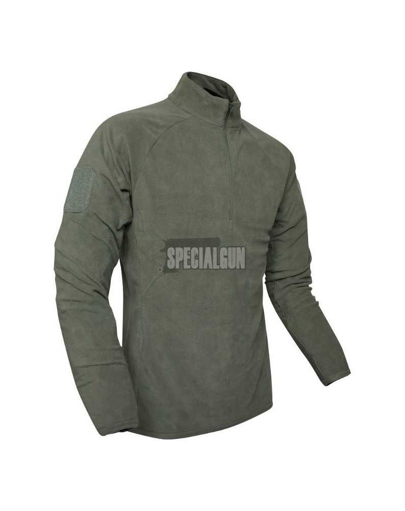 LUPETTO IN PILE ELITE MID-LAYER CON ZIP VIPER TACTICAL VERDE - SHIRT - COMBAT SHIRT -  - VFLELMLG