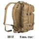 ZAINO TATTICO MILITARE 30 lt MILTEC DESERT TAN - IDRATAZIONE - ZAINI -  - 14002005