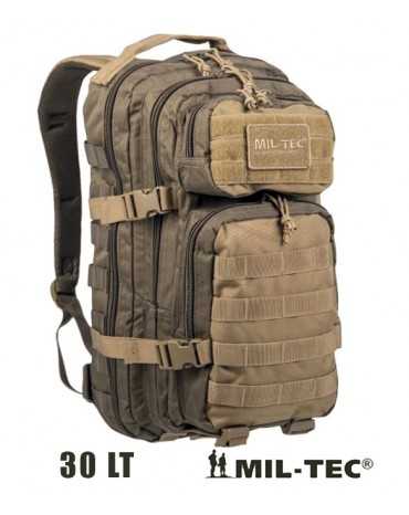 ZAINO TATTICO MILITARE 30 lt MILTEC RANGER GREEN/COYOTE