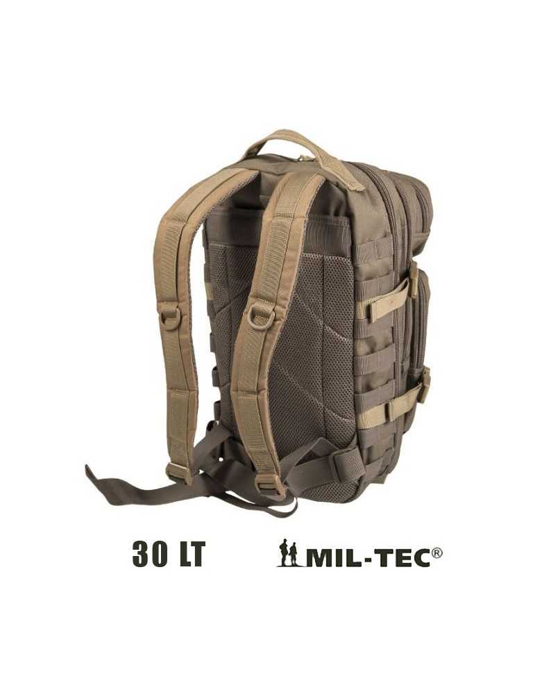 ZAINO TATTICO MILITARE 30 lt MILTEC RANGER GREEN/COYOTE - IDRATAZIONE - ZAINI -  - 14002102