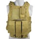 TACTICAL VEST CIRAS FBSE ROYAL PLUS TAN - TACTICAL VEST -  - VT1104T