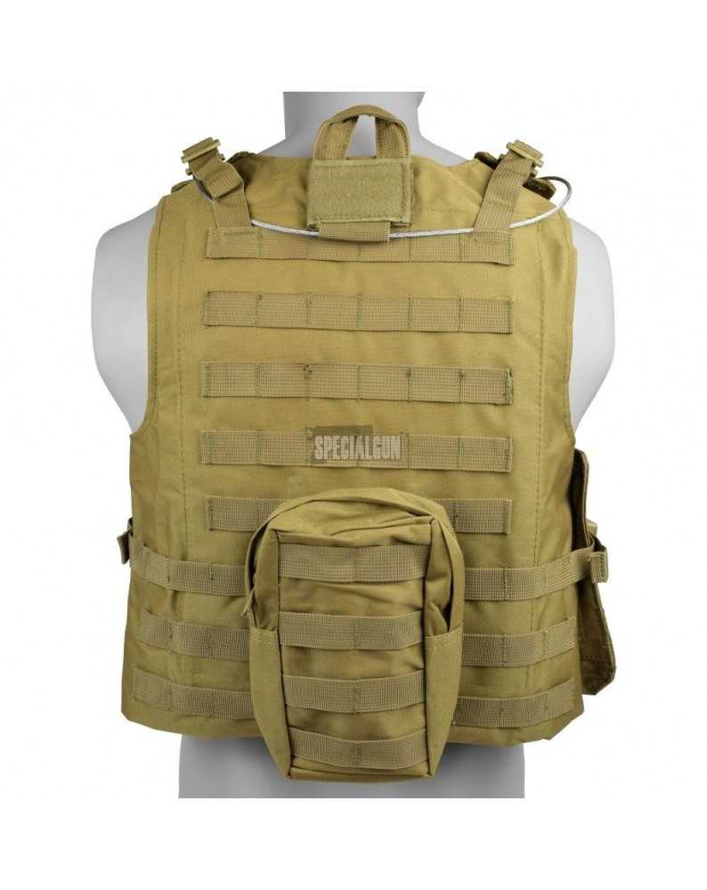 TACTICAL VEST CIRAS FBSE ROYAL PLUS TAN - TACTICAL VEST -  - VT1104T