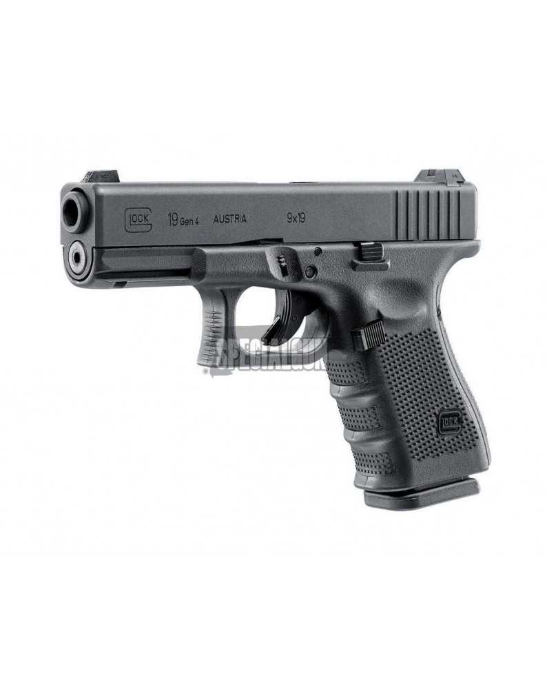 GLOCK 19 GEN 4 GAS BLOWBACK UMAREX BY VFC - PISTOLE GAS - - 2.6456