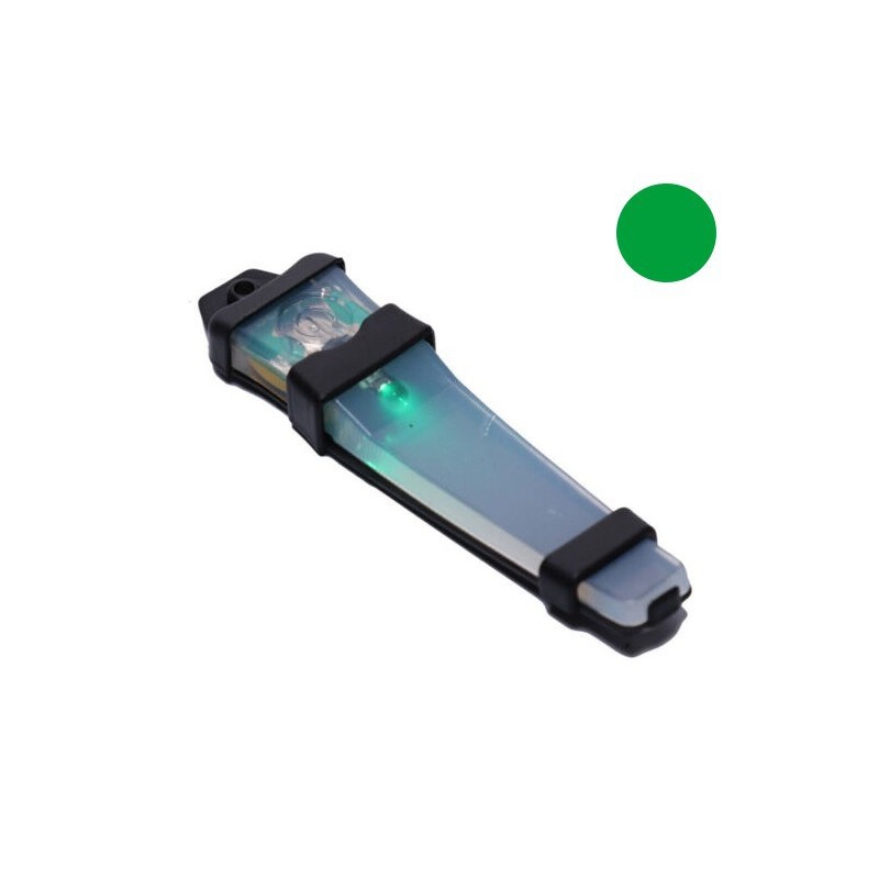 V-LITE LUCE A VELCRO PER ELMETTI FMA VERDE
