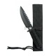 COLTELLO RECON 7" PARACORD LAMA FISSA 18,5 cm 101 INC NERO - COLTELLI - MULTITOOL -  - 455460BK