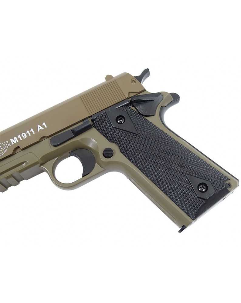 PISTOLA A MOLLA COLT M1911 A1 METAL CYBERGUN DARK EARTH - PISTOLE A MOLLA -  - 180126