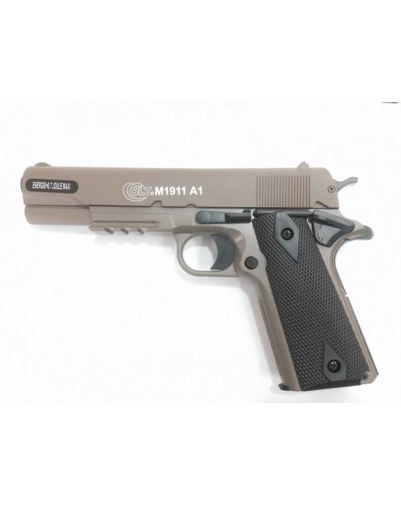 PISTOLA A MOLLA COLT M1911 A1 METAL CYBERGUN DARK EARTH - PISTOLE A MOLLA -  - 180126