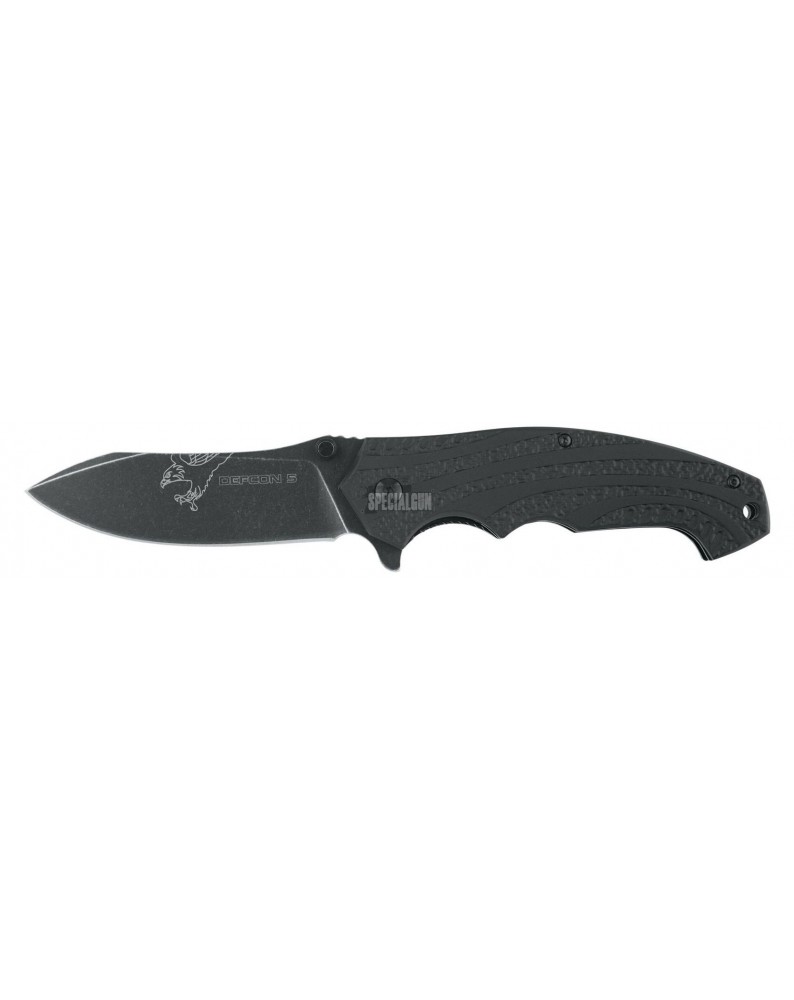 ALPHA COLTELLO TATTICO RICHIUDIBILE DEFCON 5 NERO - COLTELLI - MULTITOOL - - D5-K001
