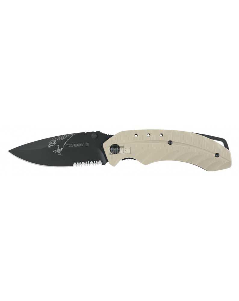 FOXTROT COLTELLO TATTICO RICHIUDIBILE DEFCON 5 DESERT - COLTELLI - MULTITOOL -  - D5-K007