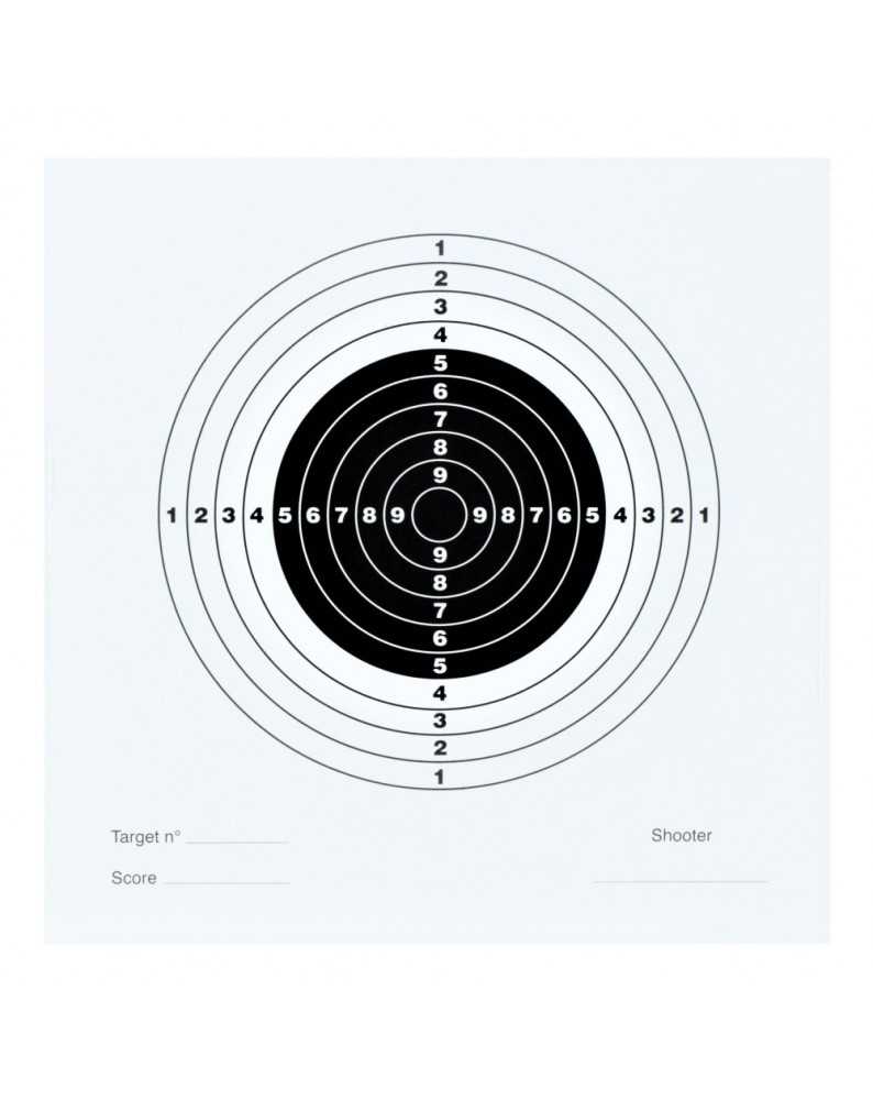 FOGLI BERSAGLIO PER TARGET 14X14 BIANCO 100 PZ. - BERSAGLI -  - JS-TG01W